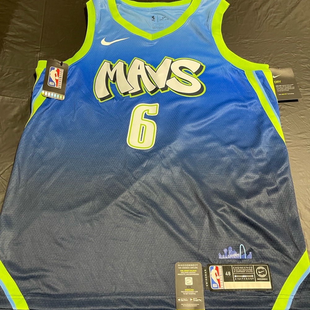 NBA Dallas Mavericks Porzingis Swingman Basketball Jersey